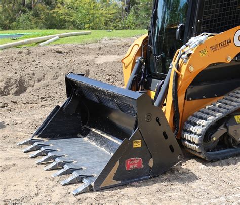 how to trench with forks on skid steer|track loader trencher attachments.